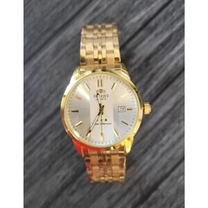 Vintage Orient Hyperbeat 3 Star Mens Watch Gold Champaign